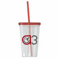 Cups-On-The-Go 20 Oz. Straw Tumbler